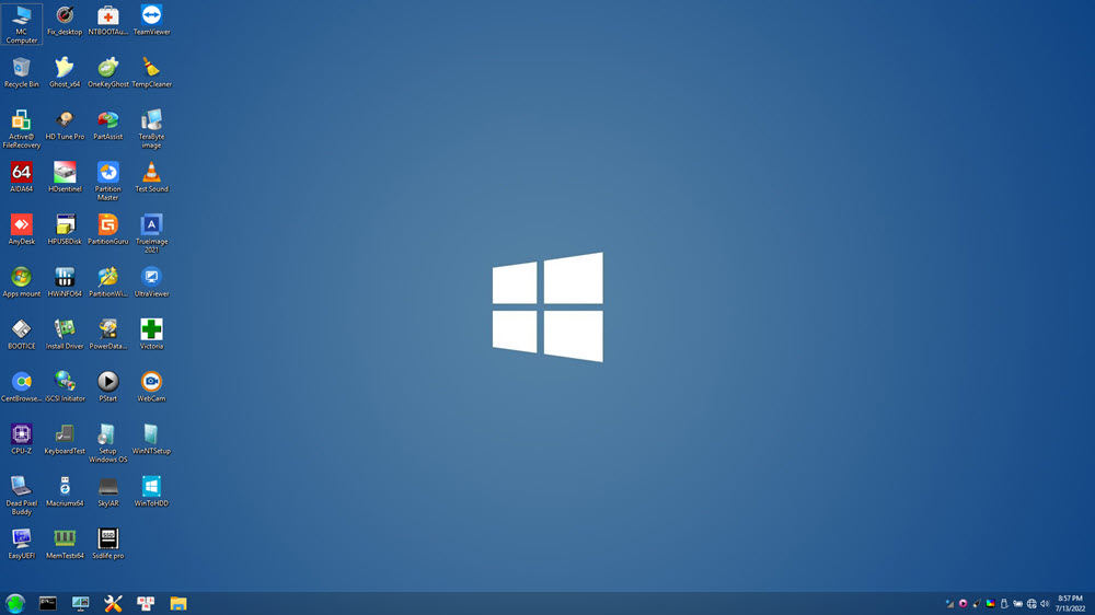 WinPE MCBoot VN Version 9.0.080722 Pro 2022