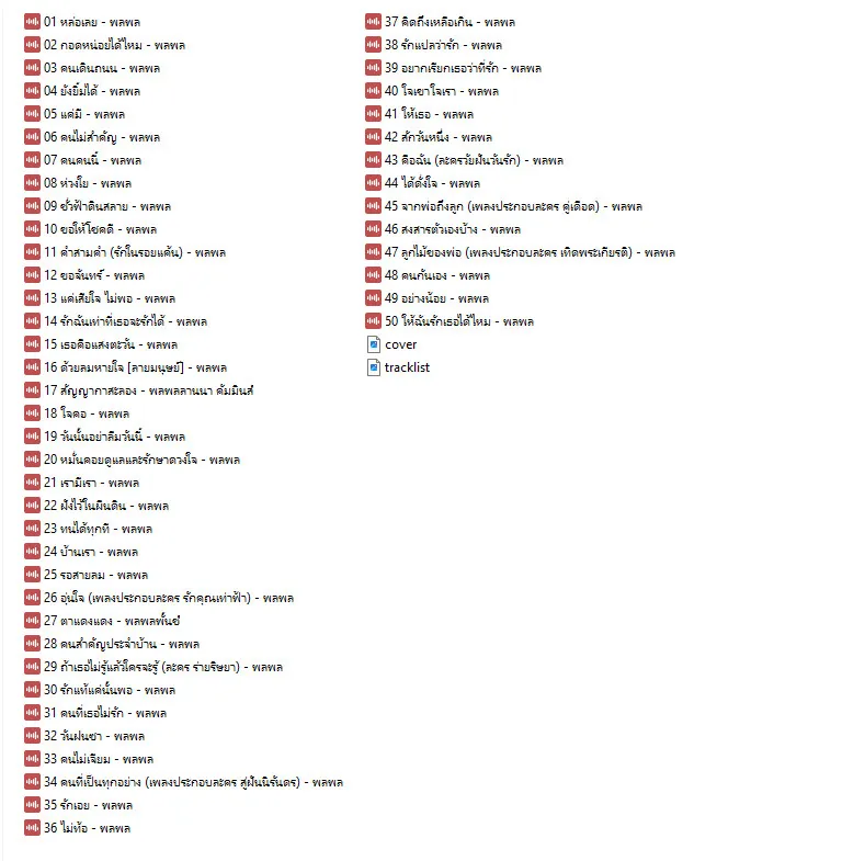 รวมฮิต 17 ปี พลพล คนเดิม (2016)_320kbps