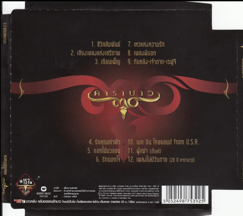 คาราบาว - 30 ปี ตำนานเพื่อชีวิต แผ่น 27 [เพลงไม่มีวันตาย]