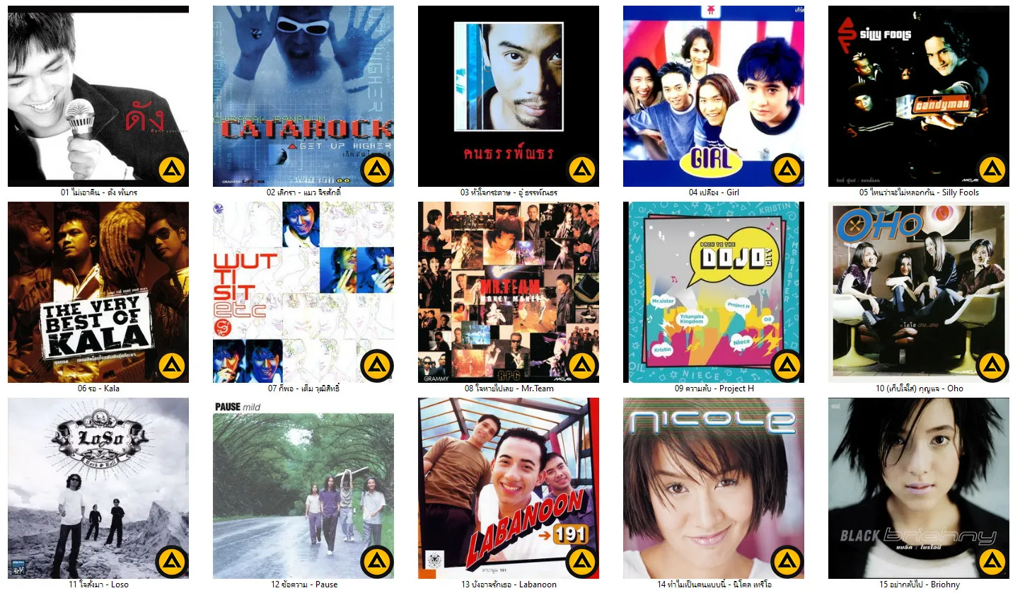 100 เพลงดังฟังต่อเนื่อง 90s [Thai]
