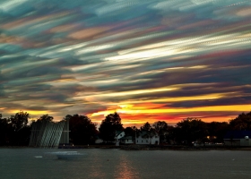 ภาพเมฆวิ่ง ถ่ายโดยเร่งความเร็วภาพ -2-