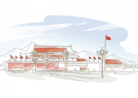 City Sketch Drawing Wallpapers 1