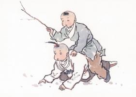 ภาพวาดภู่กันจีน สวยงามมาก ชุด การเล่นเด็กจีน 1
